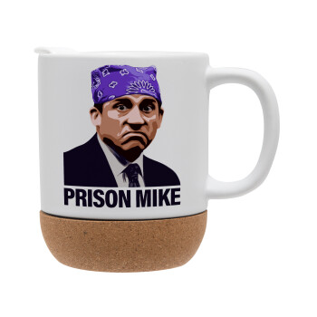 Prison Mike The office, Κούπα, κεραμική με βάση φελού και καπάκι (ΜΑΤ), 330ml (1 τεμάχιο)