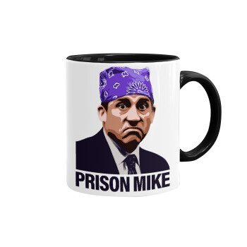 Prison Mike The office, Mug colored black, ceramic, 330ml