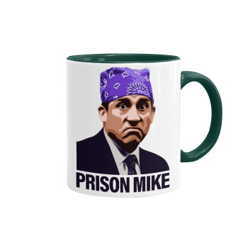 Prison Mike The office, Mug colored green, ceramic, 330ml