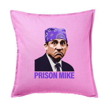Prison Mike The office, Sofa cushion Pink 50x50cm includes filling