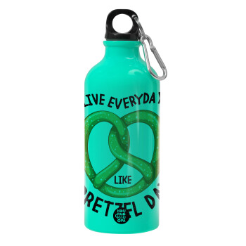 The office, Live every day like pretzel day, Water bottle 600ml