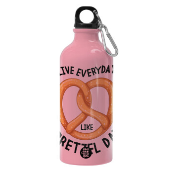 The office, Live every day like pretzel day, Water bottle 600ml