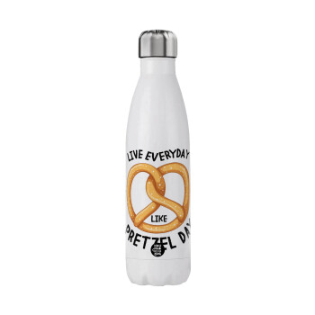 The office, Live every day like pretzel day, Stainless steel, double-walled, 750ml