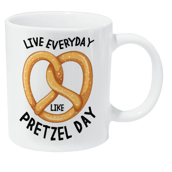 The office, Live every day like pretzel day, Κούπα Giga, κεραμική, 590ml