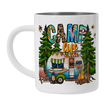 Camp Life, Mug Stainless steel double wall 450ml