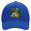 Ultimate Adult Hat BLUE, (100% COTTON DRILL, ADULT, UNISEX, ONE SIZE)