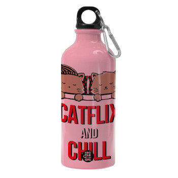 Catflix and Chill, Water bottle 600ml