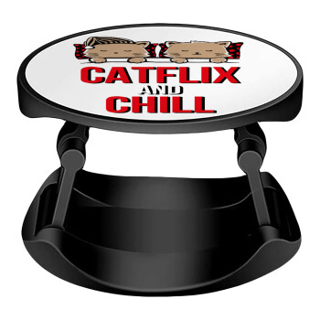 Catflix and Chill, Phone Holders Stand  Stand Hand-held Mobile Phone Holder