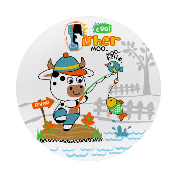 Kids Fisherman, Mousepad Round 20cm