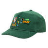 Children's Baseball Cap, 100% Cotton Drill, GREEN (COTTON, CHILDREN'S, ONE SIZE)