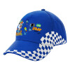 Adult Ultimate BLUE RACING Cap, (100% COTTON DRILL, ADULT, UNISEX, ONE SIZE)