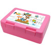 Children's cookie container PINK 185x128x65mm (BPA free plastic)