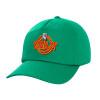 Children's Baseball Cap, 100% Cotton Twill, Green (COTTON, CHILDREN'S, UNISEX, ONE SIZE)