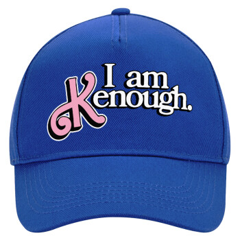 Barbie, i am Kenough, Ultimate Adult Hat BLUE, (100% COTTON DRILL, ADULT, UNISEX, ONE SIZE)