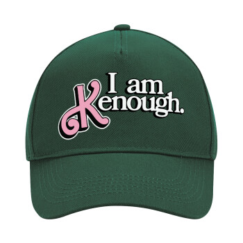 Barbie, i am Kenough, Adult Ultimate Hat GREEN, (100% COTTON DRILL, ADULT, UNISEX, ONE SIZE)