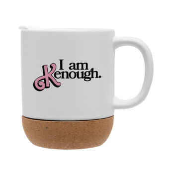 Barbie, i am Kenough, Ceramic coffee mug Cork (MAT), 330ml (1pcs)