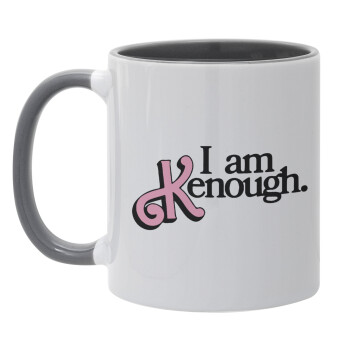 Barbie, i am Kenough, Mug colored grey, ceramic, 330ml