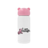 Pink stainless steel thermal flask, 320ml