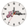 Wooden wall clock (20cm)