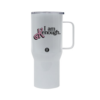 Barbie, i am Kenough, Tumbler με καπάκι, διπλού τοιχώματος (θερμό) 750L