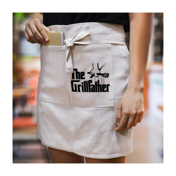 The Grill Father, Ποδιά Μέσης με διπλή τσέπη Barista/Bartender, Beige