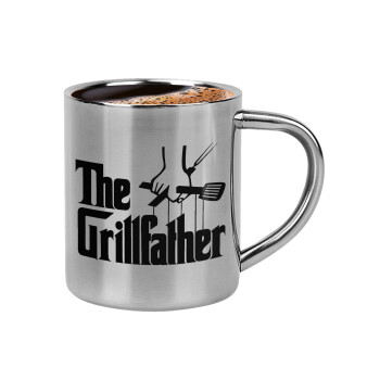 The Grill Father, Κουπάκι μεταλλικό διπλού τοιχώματος για espresso (220ml)