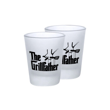 The Grill Father, Σφηνοπότηρα γυάλινα 45ml του πάγου (2 τεμάχια)