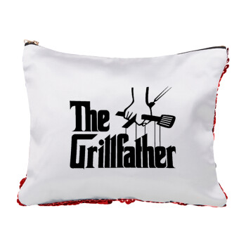 The Grill Father, Red sequin cosmetic bag