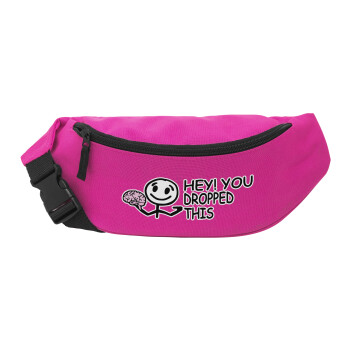 Hey! You dropped this, Unisex waist bag (banana) in PINK color with 2 pockets