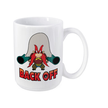 Yosemite Sam Back OFF, Κούπα Mega, κεραμική, 450ml