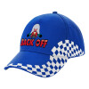 Adult Ultimate BLUE RACING Cap, (100% COTTON DRILL, ADULT, UNISEX, ONE SIZE)