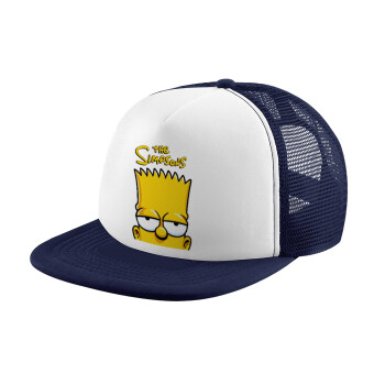 The Simpsons Bart, Καπέλο Ενηλίκων Soft Trucker με Δίχτυ Dark Blue/White (POLYESTER, ΕΝΗΛΙΚΩΝ, UNISEX, ONE SIZE)
