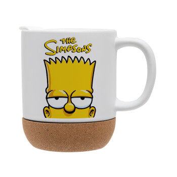 The Simpsons Bart, Ceramic coffee mug Cork (MAT), 330ml (1pcs)