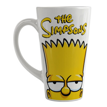 The Simpsons Bart, Κούπα κωνική Latte Μεγάλη, κεραμική, 450ml
