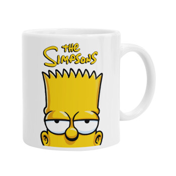 The Simpsons Bart, Ceramic coffee mug, 330ml (1pcs)