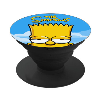 The Simpsons Bart, Phone Holders Stand  Black Hand-held Mobile Phone Holder
