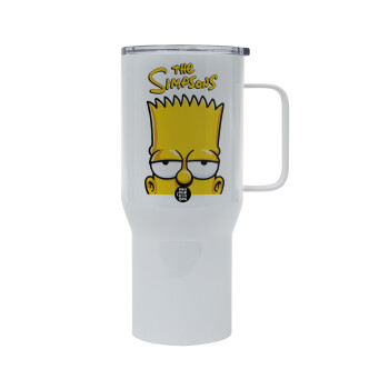 The Simpsons Bart, Mega Stainless steel Tumbler with lid, double wall 750L