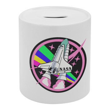 NASA pink, Κουμπαράς πορσελάνης με τάπα