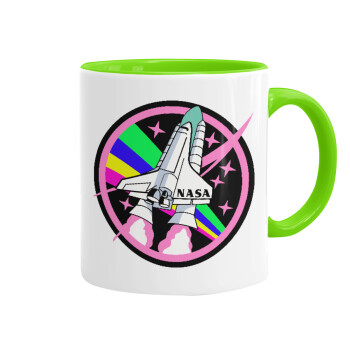 NASA pink, Κούπα χρωματιστή βεραμάν, κεραμική, 330ml