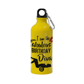 I am the fabulous Birthday Diva, Παγούρι νερού 600ml