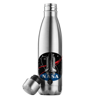 NASA Badge, Inox (Stainless steel) double-walled metal mug, 500ml
