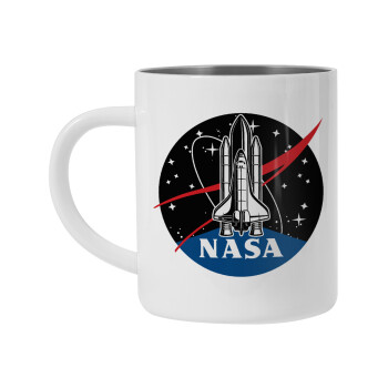 NASA Badge, Mug Stainless steel double wall 300ml