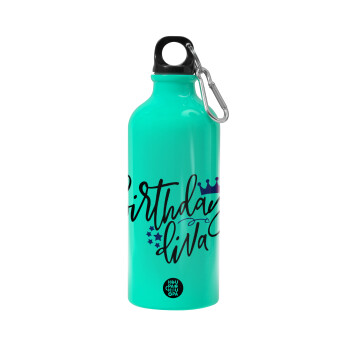 Birthday Diva queen, Water bottle 600ml