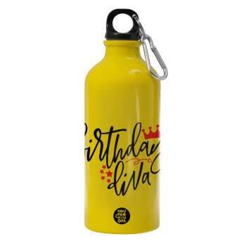 Birthday Diva queen, Water bottle 600ml