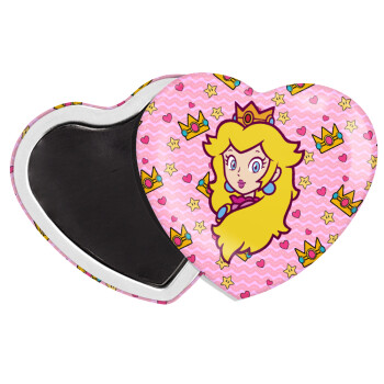 Princess Peach, Μαγνητάκι καρδιά (57x52mm)