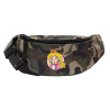 Unisex waist bag (banana) in Jungle camouflage color with 2 pockets