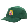 Children's Baseball Cap, 100% Cotton Drill, GREEN (COTTON, CHILDREN'S, ONE SIZE)