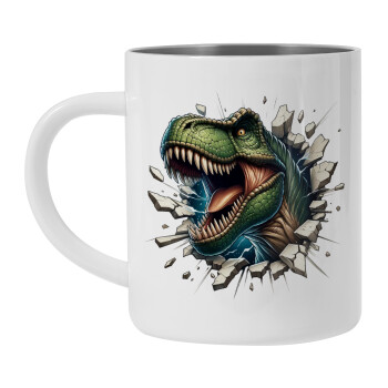 Dinosaur break wall, Mug Stainless steel double wall 450ml