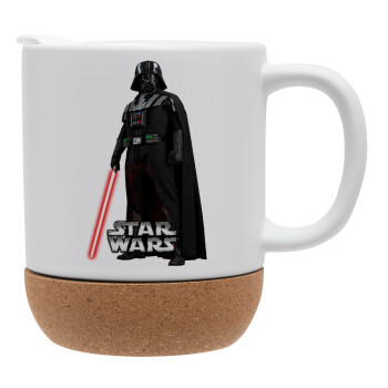 Darth vader, Ceramic coffee mug Cork (MAT), 330ml (1pcs)