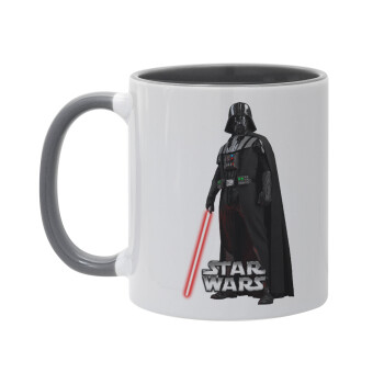 Darth vader, Mug colored grey, ceramic, 330ml